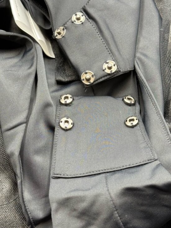 🆕 BRONX & BANCO 🧿 NWOT Rosalie Noir Floral-Appliqué Tulle Gown, Sz M US 6 - Picture 16 of 16